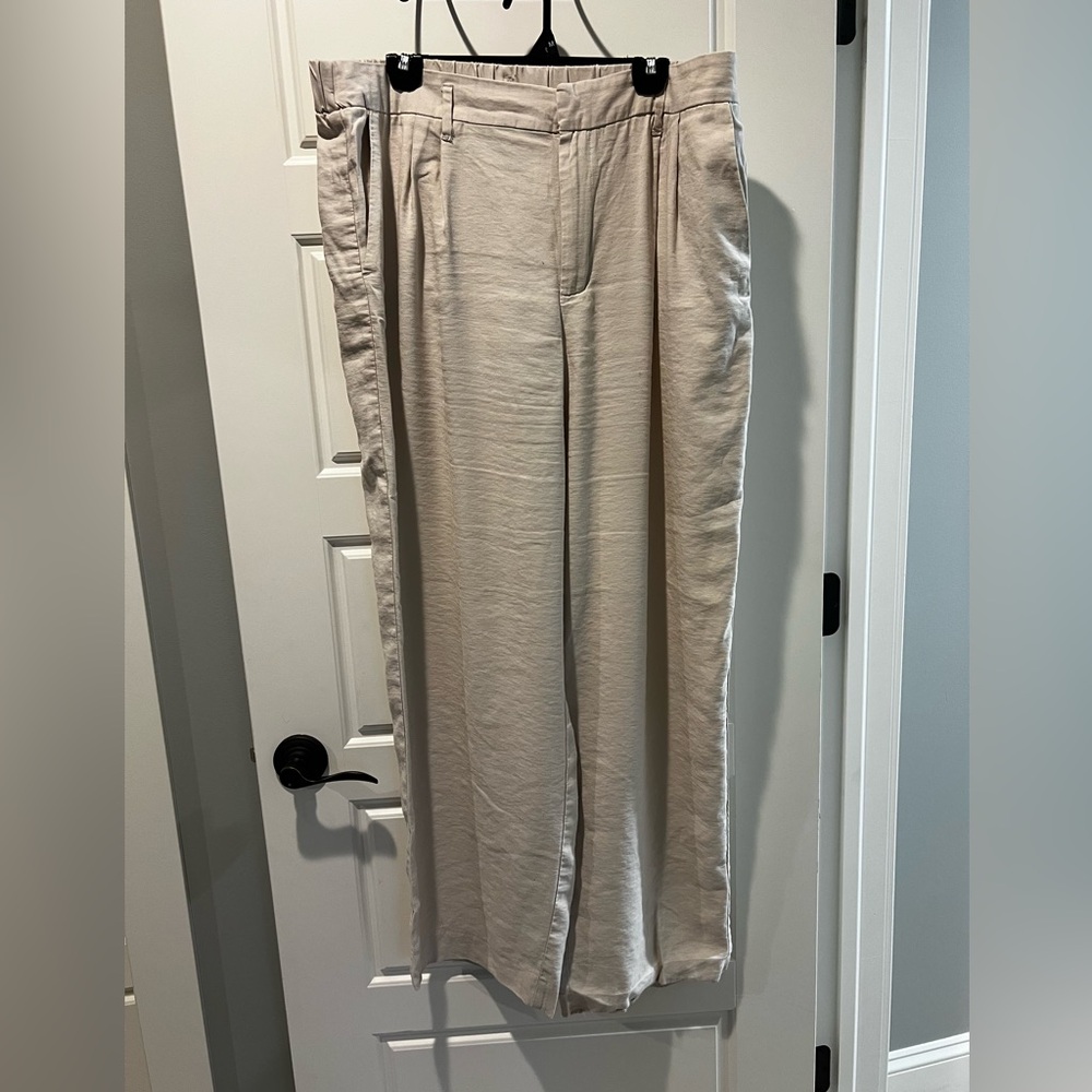 a new day Cream Elastic Waist Pants